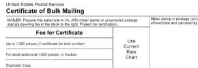 USPS Certificate of Mailing USPS Certificate of Mailing