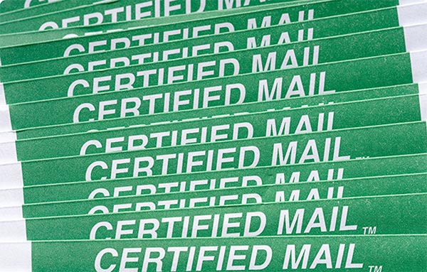 LetterStream bulk certified mail