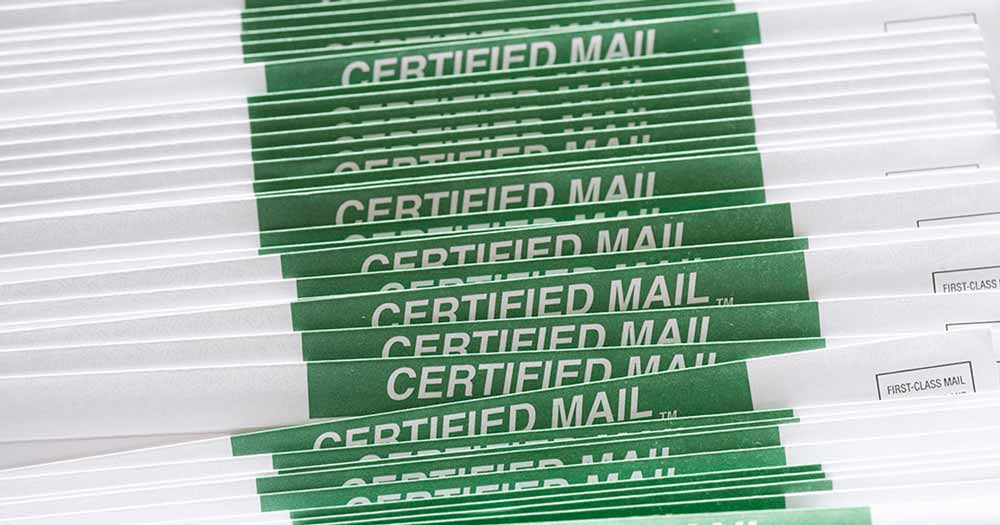 send certified mail from home or work with LetterStream.