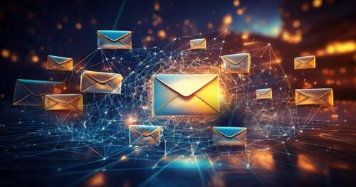 mailing #10 envelopes flying through technology to represent outsourcing business mail at LetterStream.