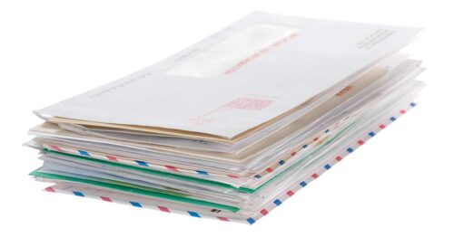 don't hold your mail and wait until you have bulk mail to send.