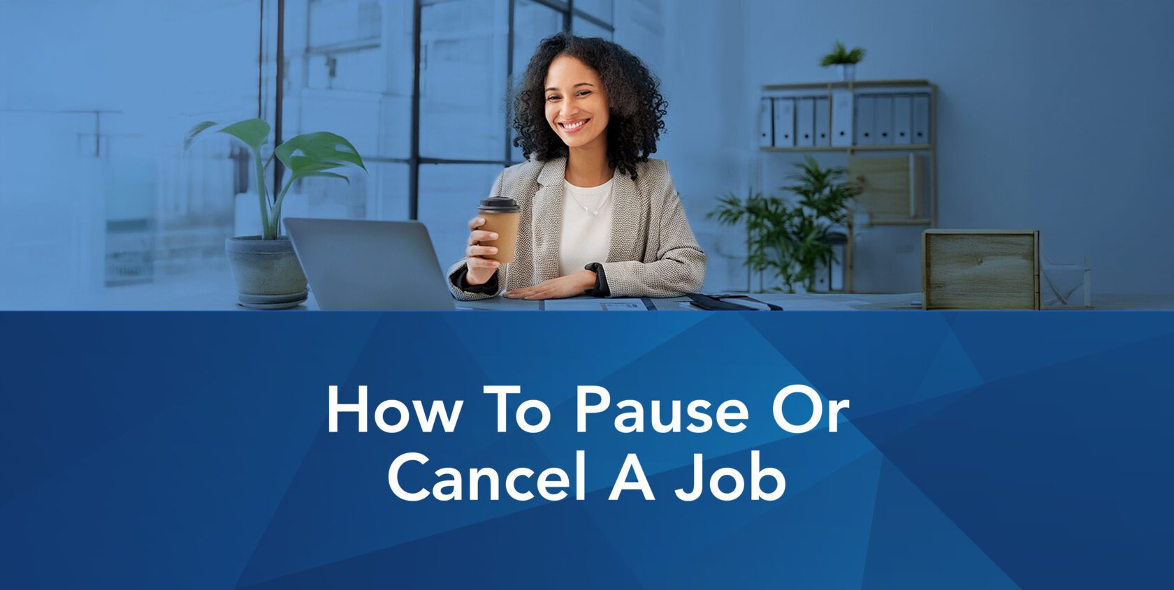 Video: Video screenshot of the pause/cancel job menu within LetterStream.