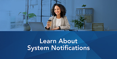 System notification types shown in a LetterStream video thumbnail.
