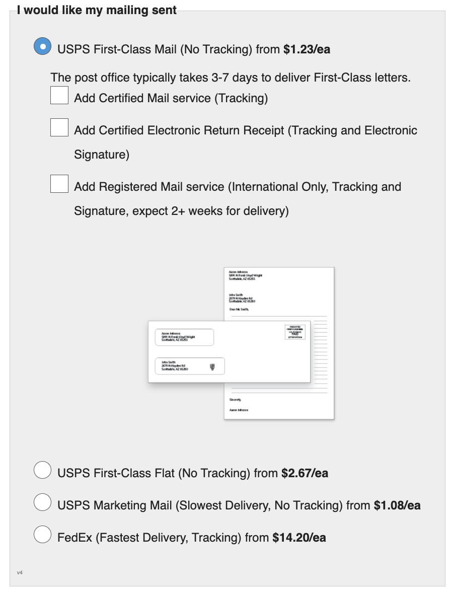 LetterStream Interface