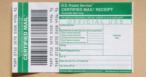 No more certified mail green cards with LetterStream