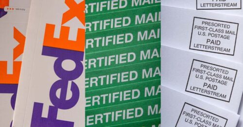 Send certified mail, first-class mail and fedex 2day online with LetterStream