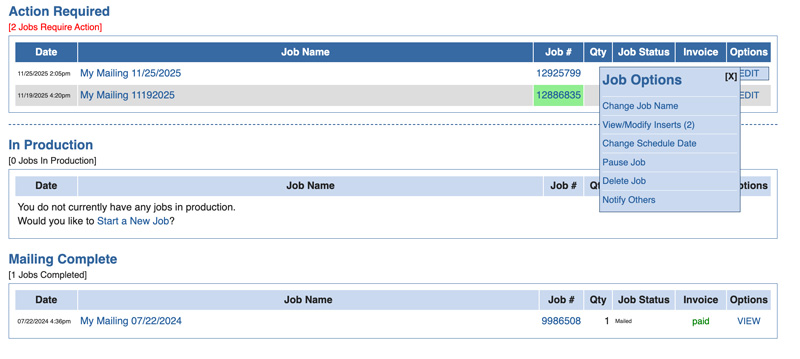Account level control