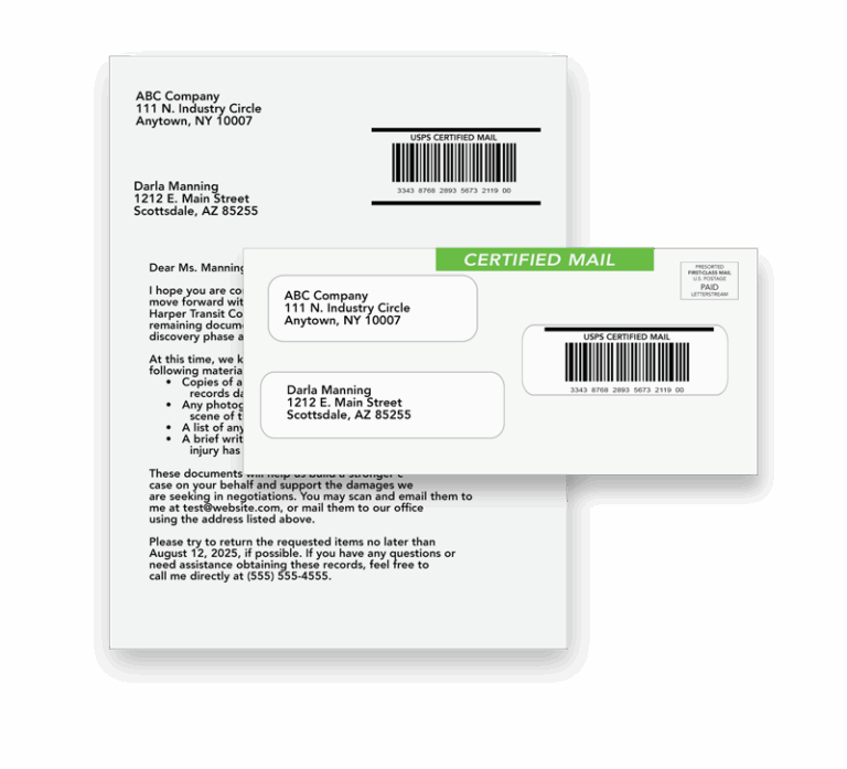 LetterStream Certified Mail