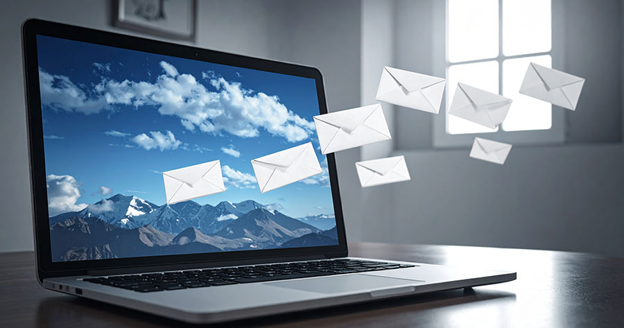 How to send hybrid mail.