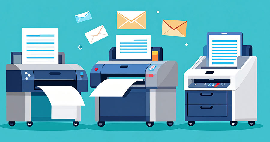 Choose the right printing and mailing service.
