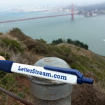 LetterStream Pen at the Golden Gate Bridge