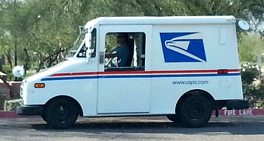 USPS mail truck