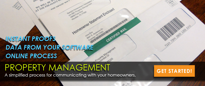 Property Management Mailing Solutions